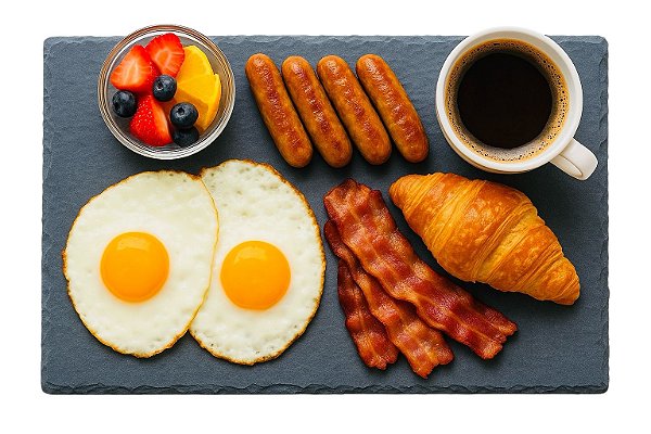 Prato ardósia cinza guilhotinada 22x32