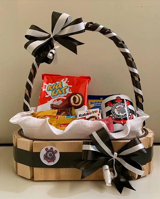 Cesta de café da manhã do co Corinthians