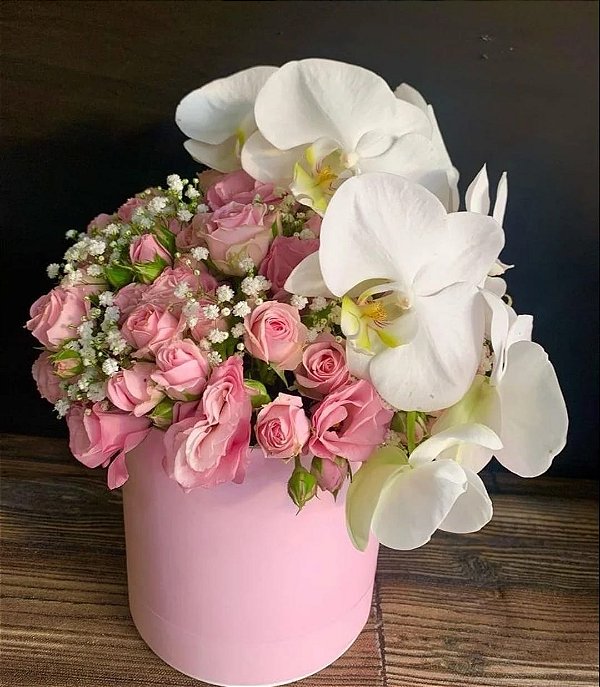 Box de Rosas e Orquídeas