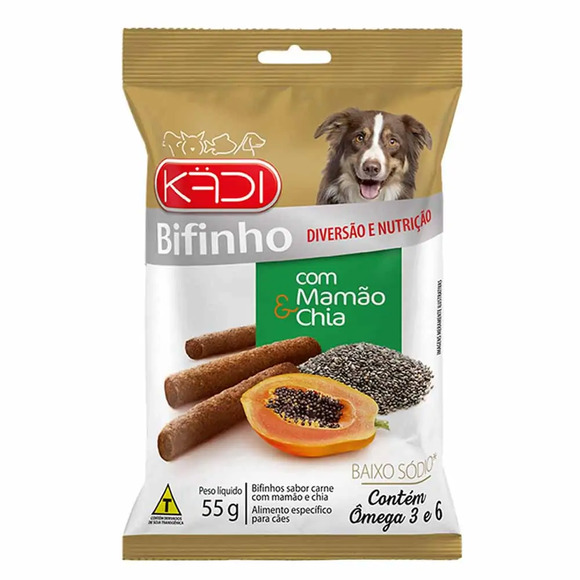 Bifinho Mamão e Chia Kadi 55 g