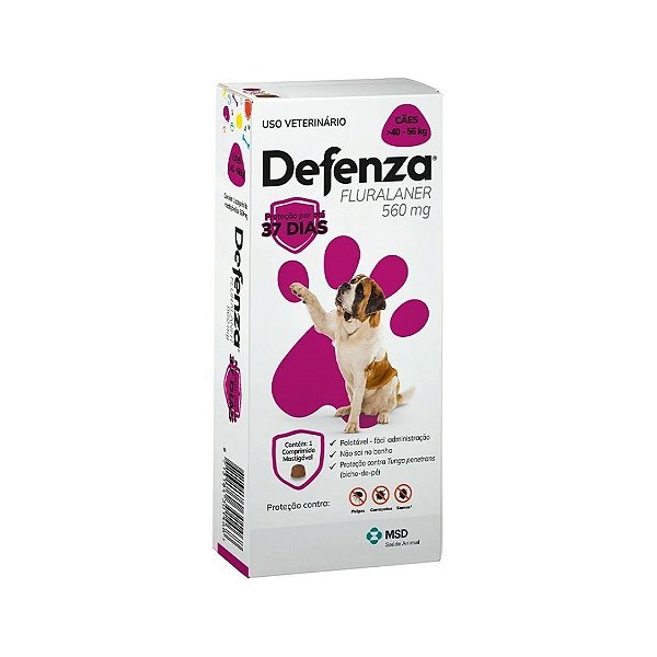 Defenza 560mg - 40 a 56kg