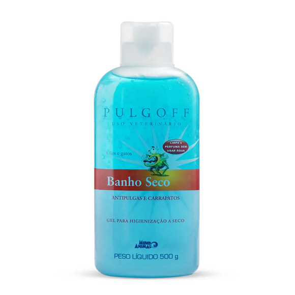 Banho a Seco Pulgoff Gel Mundo Animal 500 ml