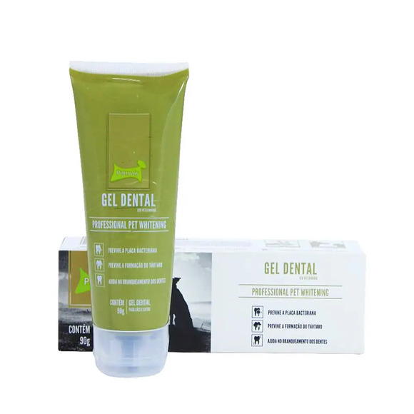 Gel Dental Pet Whitening Branqueador Petmais 90g