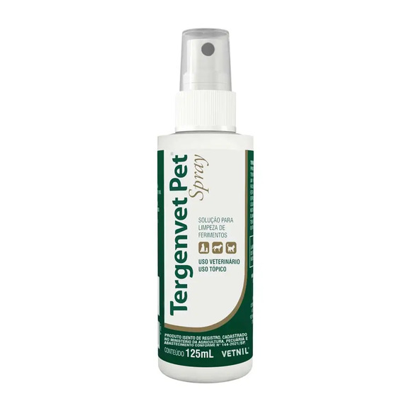 Antisséptico Tergenvet Spray Vetnil 125 ml