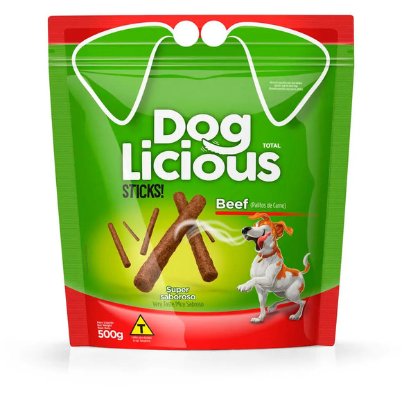 Petisco DogLicious Sticks Carne 500 g