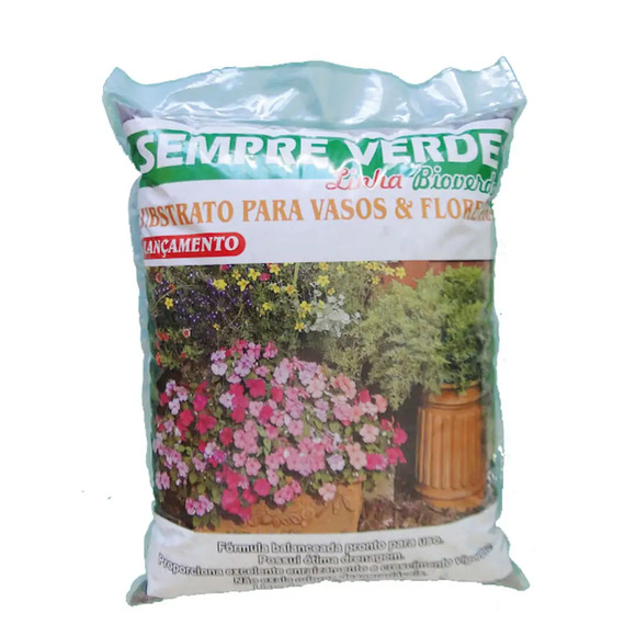 Substrato para Vasos e Floreiras Sempre Verde 5 kg