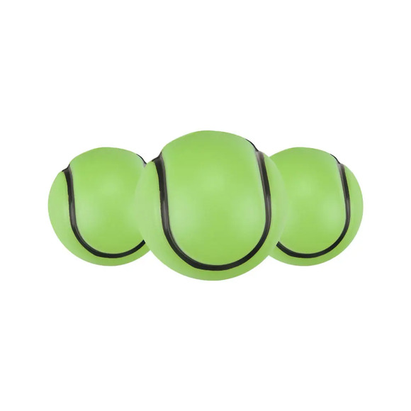 Kit Bola Mini Tênis Cat Plástico LCM 3 unidades