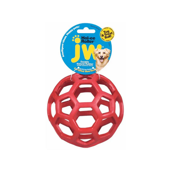 Bolinha para Cachorro JW Holee Roller Vermelha P