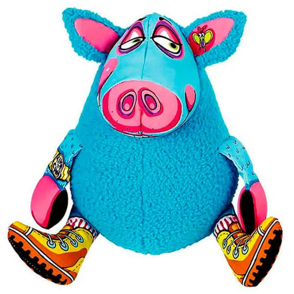 Brinquedo Pelúcia Gruntleys - Mini Azul Fatcat