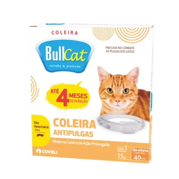Coleira Antipulgas Bullcat Único