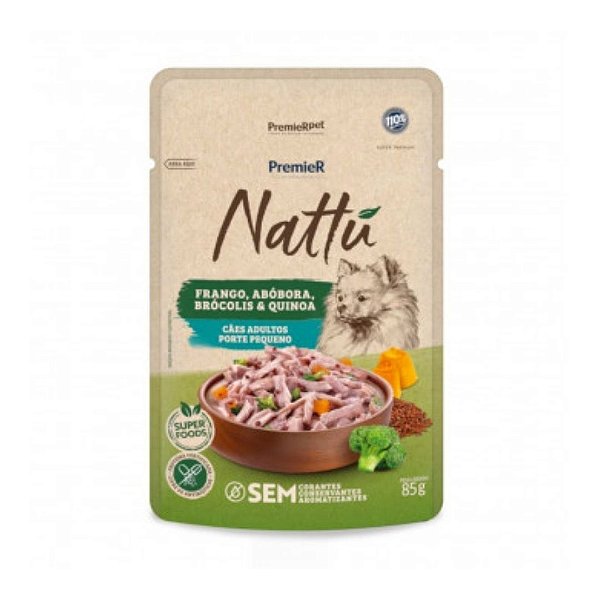 Premier nattu gourmet caes ad pp fran-abob 85 g