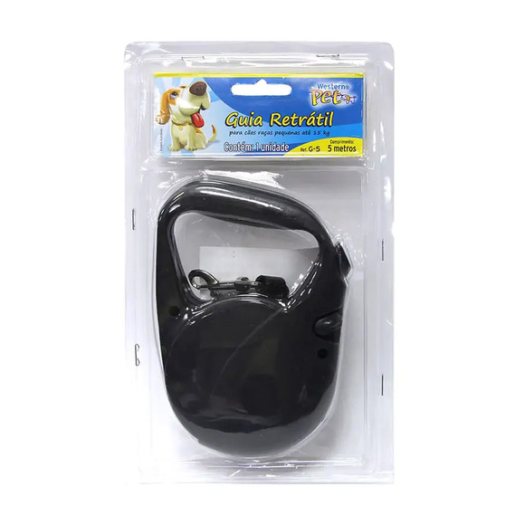 Guia Retrátil 15Kg Western Pet 5 M