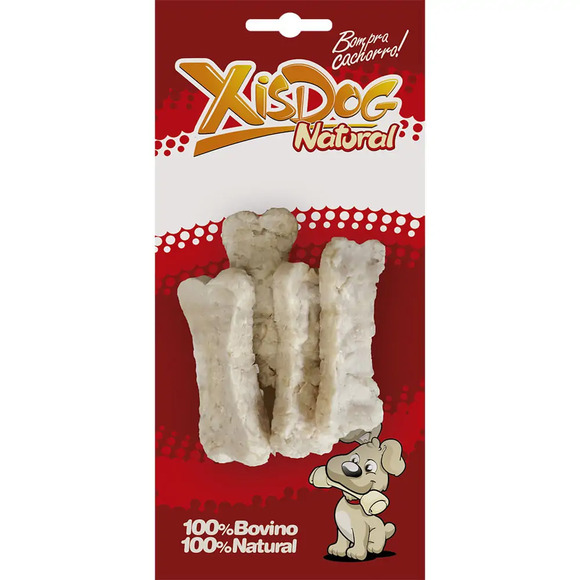 Osso XisDog Flat Bone 4 unidades