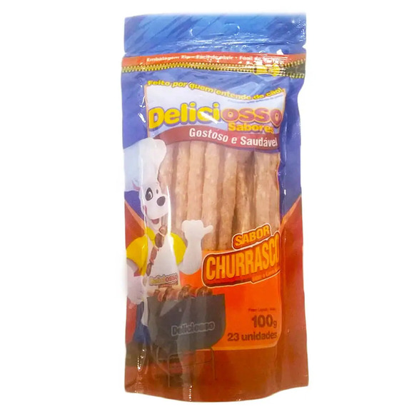 Petisco Deliciosso Churrasco Palito Fino 100 g