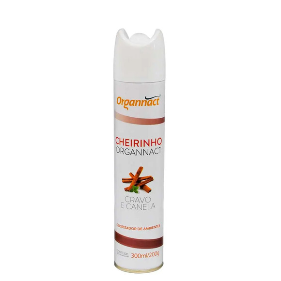 Aromatizador Organnact Cheirinho Cravo e Canela 300ml