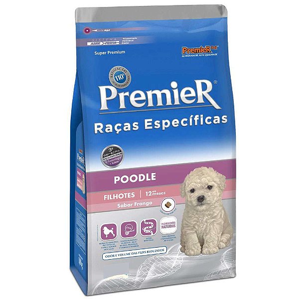 Premier Racas Especificas Caes Filhotes Poodle 1 Kg