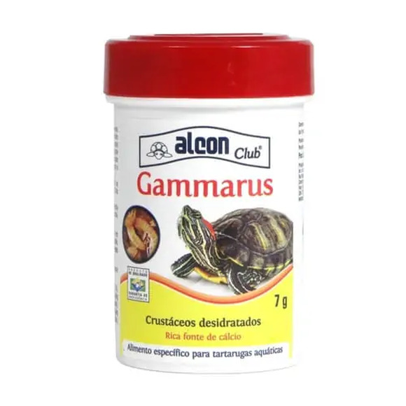 Alimento Para Cágado Tigre DÁgua Alcon Club Gammarus 7 g