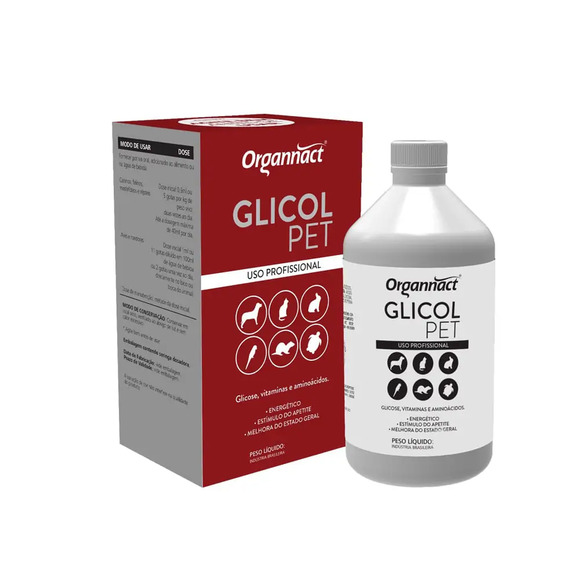 Suplemento Glicol Pet Organnact 30 ml