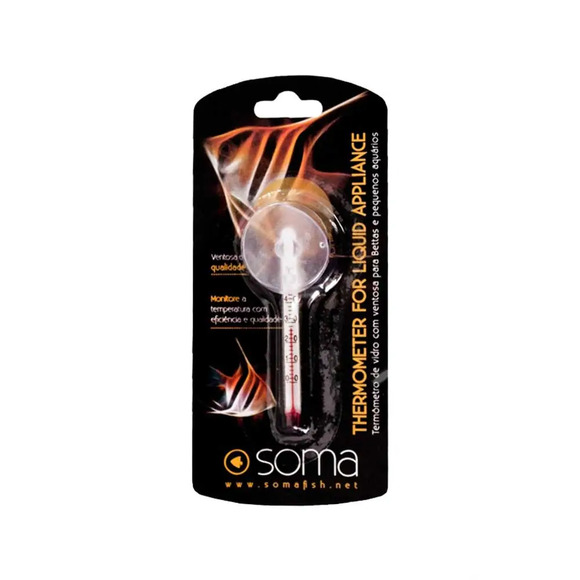 Termômetro Vidro com Ventosa Soma M