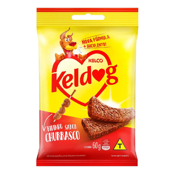 Petisco Bifinho Churrasco Keldog 60 g