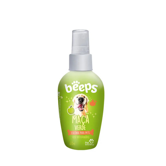 Colônia Beeps Maça Verde Pet Society 60 ml 60 ml