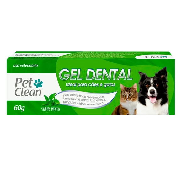 Gel Dental Menta Pet Clean 60g