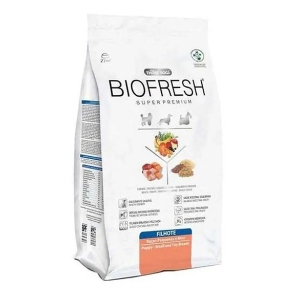 Biofresh Raças Pequenas E Mini Para Cães Filhotes 3 Kg