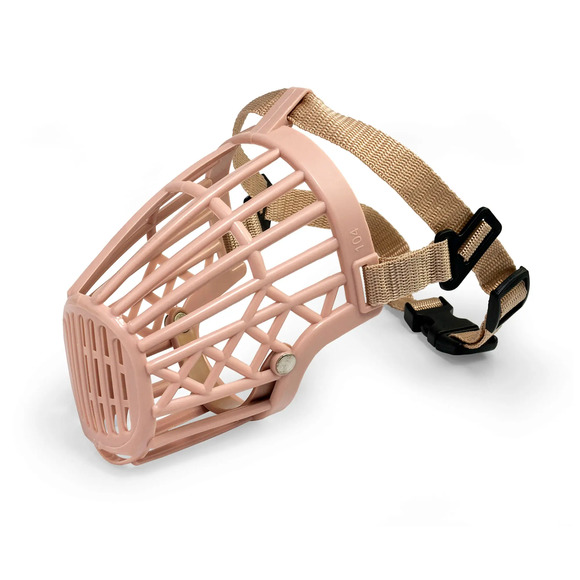 Focinheira Plástica Com Ajuste Para Cães GG