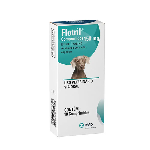 Antibiótico Flotril 150mg 10 comprimidos