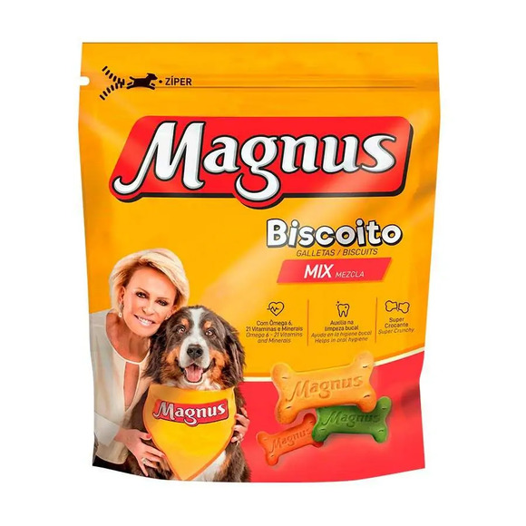 Biscoito para Cães Adultos Mix Magnus 500 g