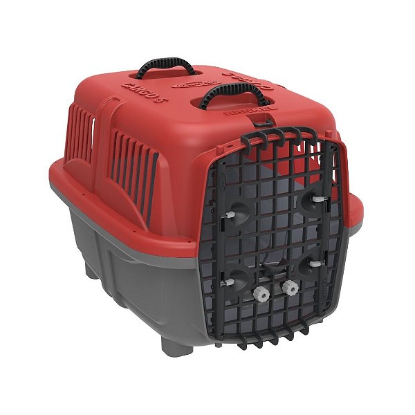Caixa Transporte Cargo Kennel NÂº5 - Vermelha