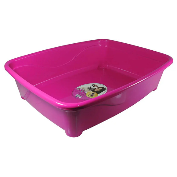 Bandeja Higiênica Classic Rosa Furacão Pet Único