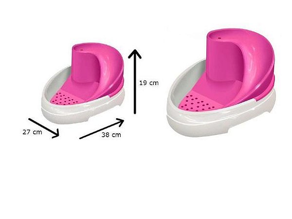 Fonte Gato Tobo 2,5L Rosa