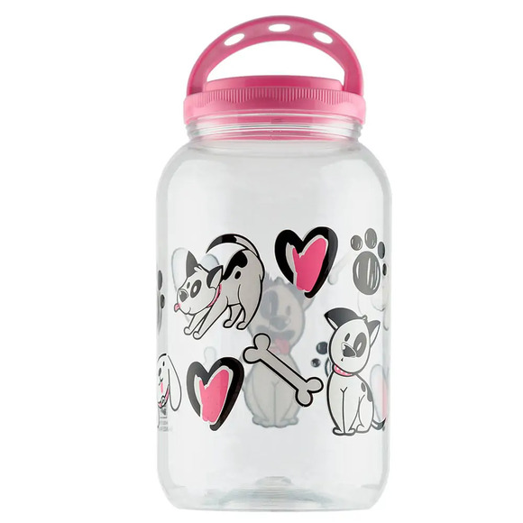 Pote Plástico Dog Bandeirante Rosa 3,6 L