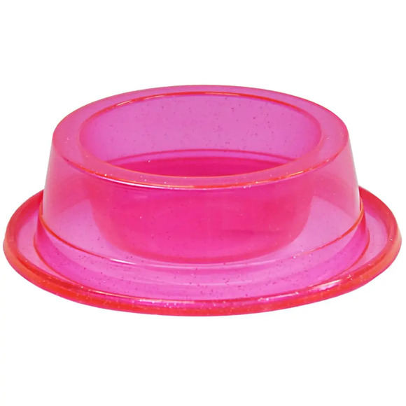 Comedouro Médio Antiformiga 1000 ml Glitter Cães  - Rosa