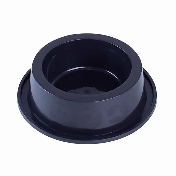 Comedouro Plastico Anti Formiga Gato Preto