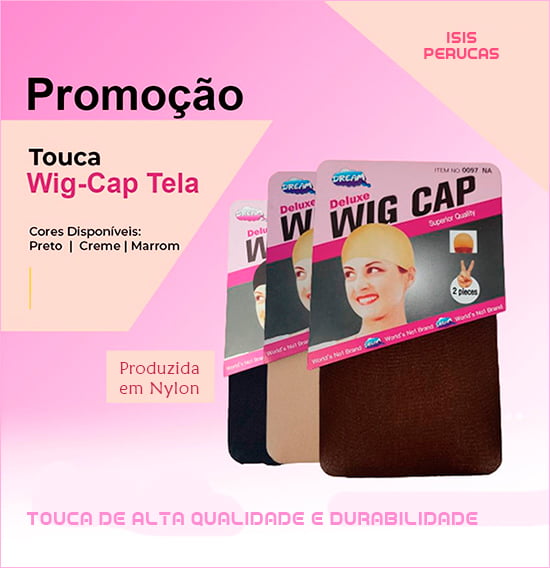 Touca Wig-Cap Tela