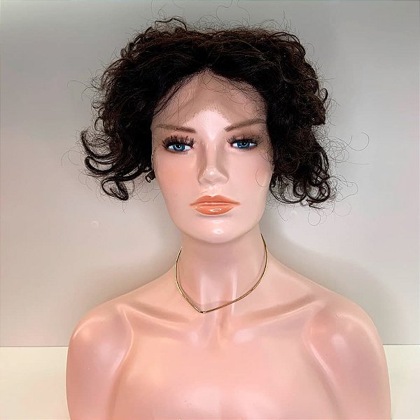 Front Lace Eliana Cabelo Orgânico Curto