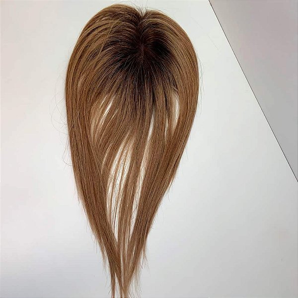 Topo para Cabeça Cabelo Humano Loiro 35cm