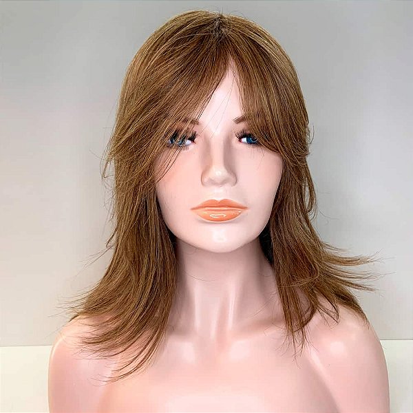 Peruca Nora Cabelo Humano curto 30cm