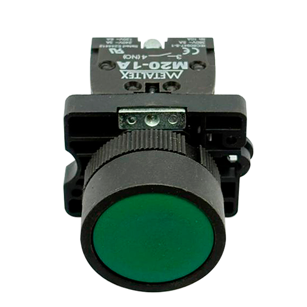 Botão De Impulso 22mm Para Bloco Elétrico Mod Painel