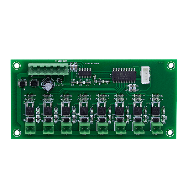 Placa de Comando dos Solenoides da Portinhola para Contadora e Envasadora de Cápsulas CACCM 8L