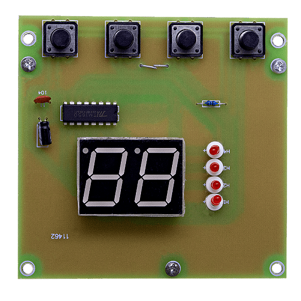 Placa de Comando do Painel com Display para Seladora a Vácuo CCVS 240 T (DZ 240)