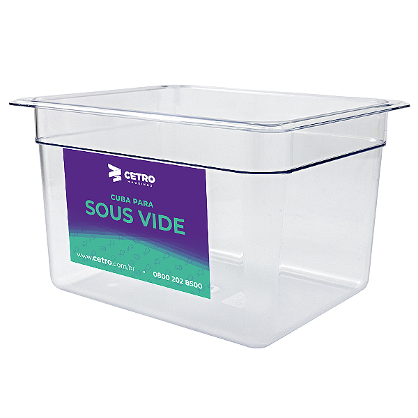Cuba de Acrílico para Sous Vide - 12 Litros