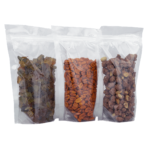 Embalagem Sacos Stand Up Pouch Zip Lock com Picote 14x19 - 100 unidades