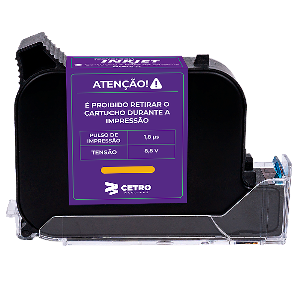Cartucho para Inkjet à Base de Solvente - Tinta Amarela