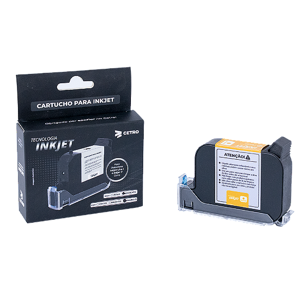 Cartucho para Inkjet à Base de Solvente - Tinta Amarela