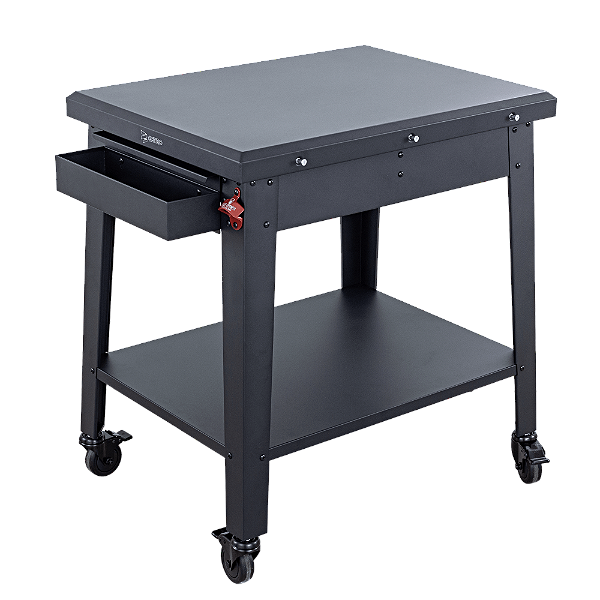 Mesa Pizzaiolo Extensível com Suporte para Fornos de Bancada
