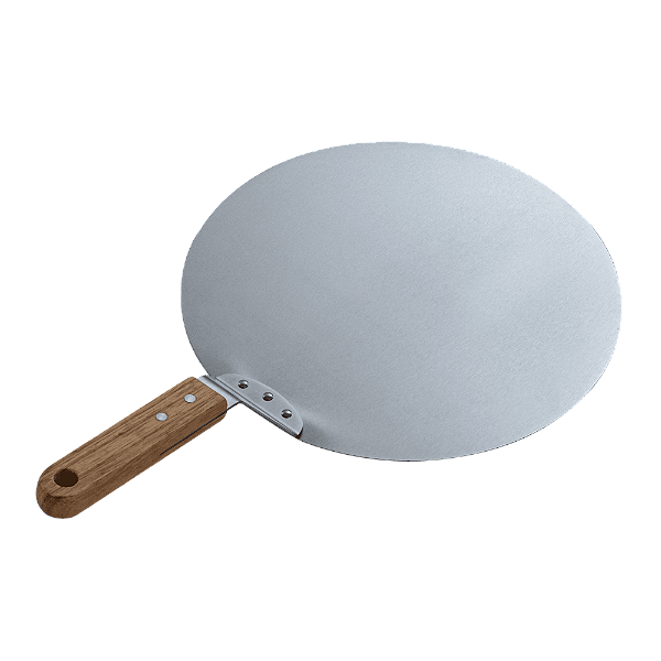 Pá de Pizza Redonda em Aço Inox