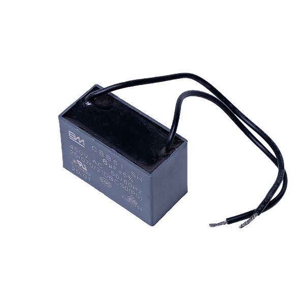 Capacitor de Partida 6uf 450V para Motor das Fechadoras de Caixas FXA 6050, FXC 5050 e Seladora Contínua SR 1680